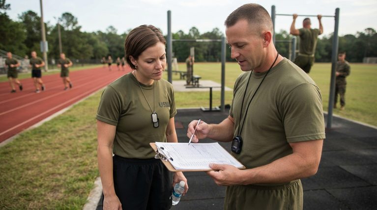1st Class PFT Score