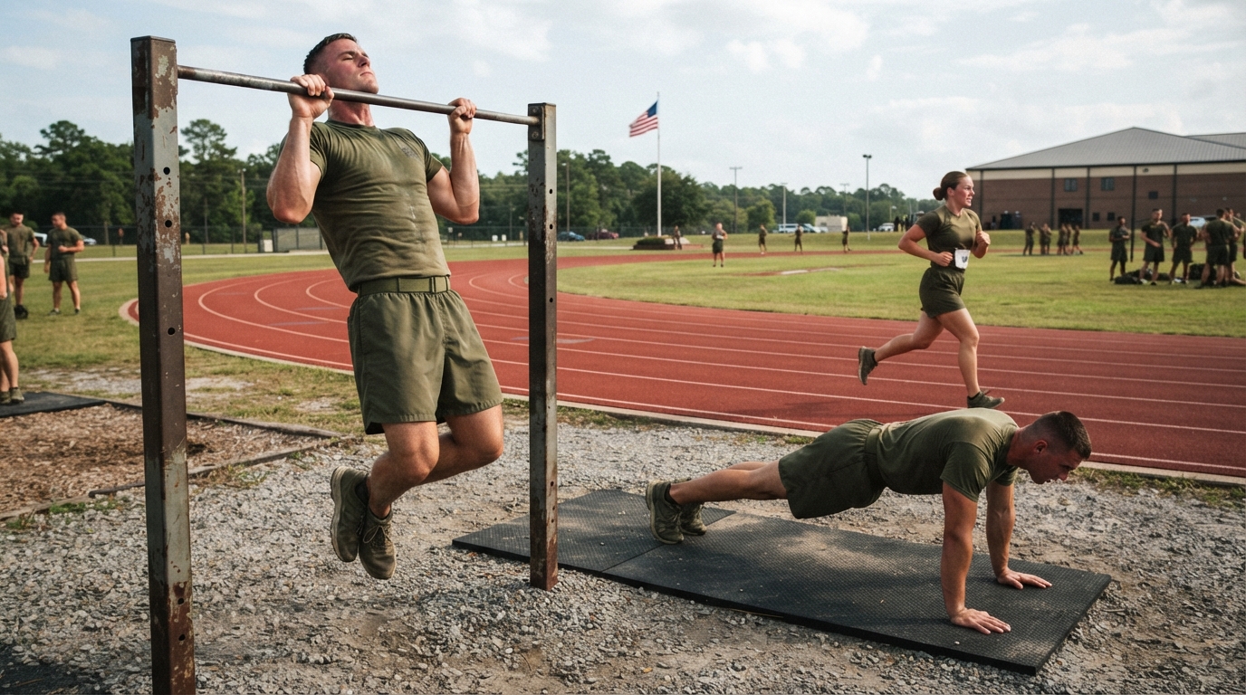 USMC PFT Events and Scoring